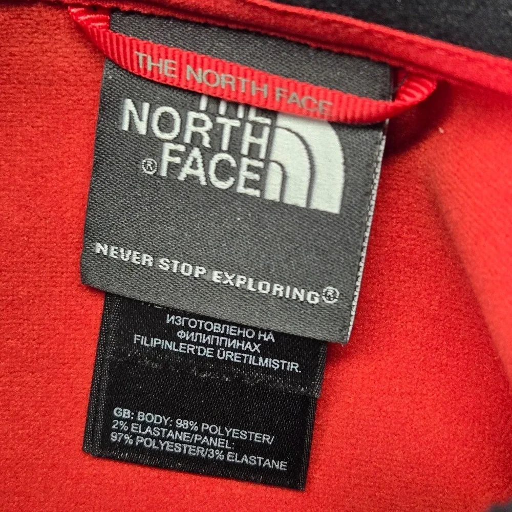 The North Face Sweatshirt Mens XL Black Pullover 1/4 Zip Lined Pockets Fleece